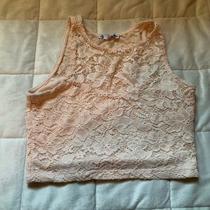 Forever 21 Lace Crop Top
